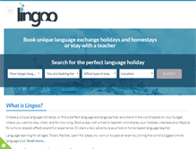 Tablet Screenshot of lingoo.com